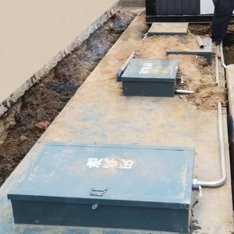 지역사회의 폐수 재사용 장비